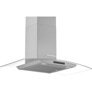 Bosch Serie   4 DWA96DM50B 90cm Glass Design Chimney Extractor Hood  Brushed Steel