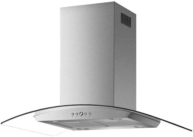 Myappliances - ART28103 90cm Isla Glass Island Cooker Hood