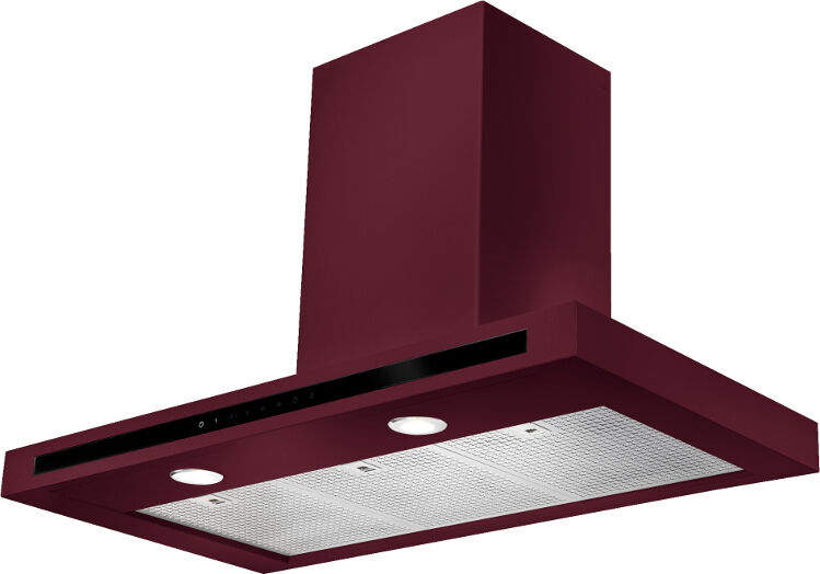 Rangemaster HLTHDS90CY Hi Lite Flat Cranberry 90cm Chimney Hood - Red