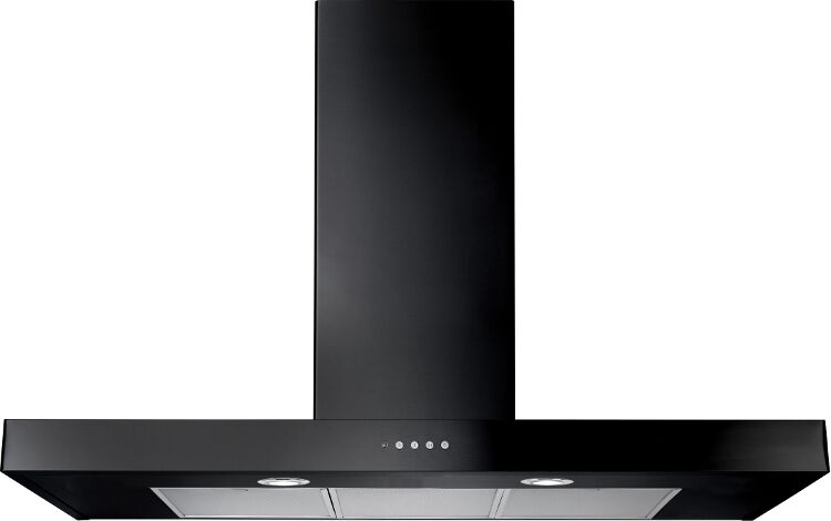 Rangemaster UNBHDS100BL Flat Black 100cm Chimney Hood