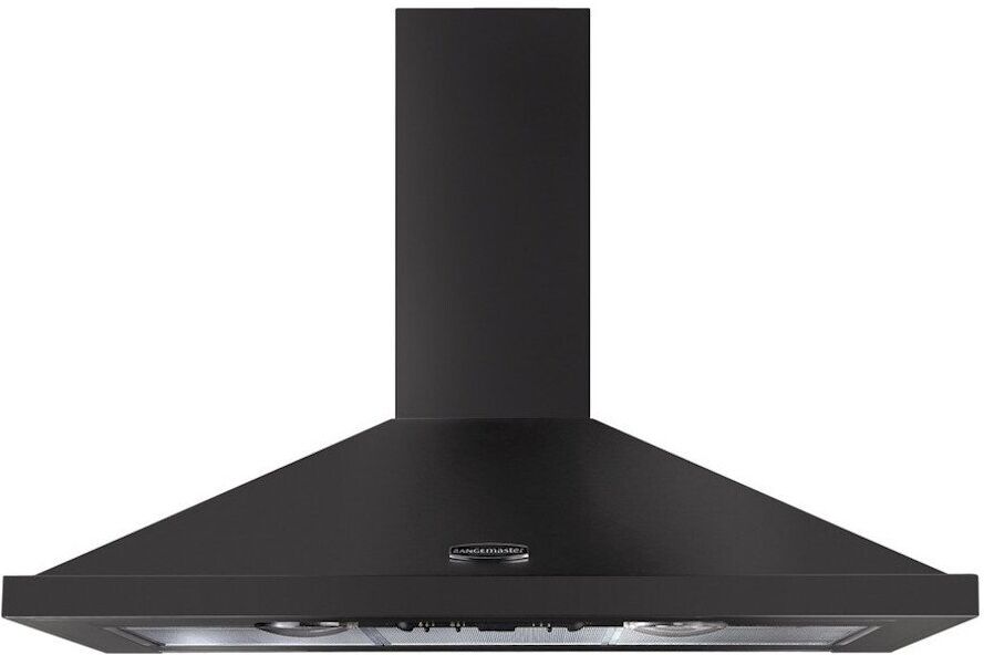 Rangemaster LEIHDC100SL/C Slate and Chrome 100cm Chimney Hood - Grey