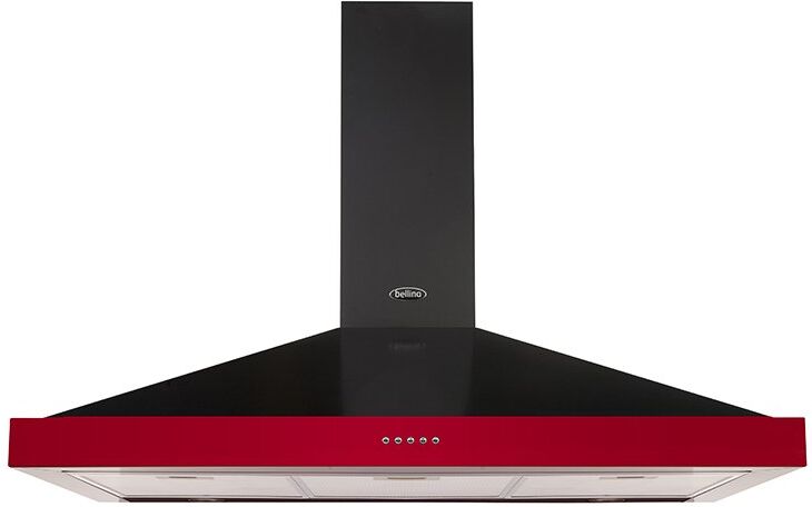 Belling Farmhouse Red 90cm Chimney Hood