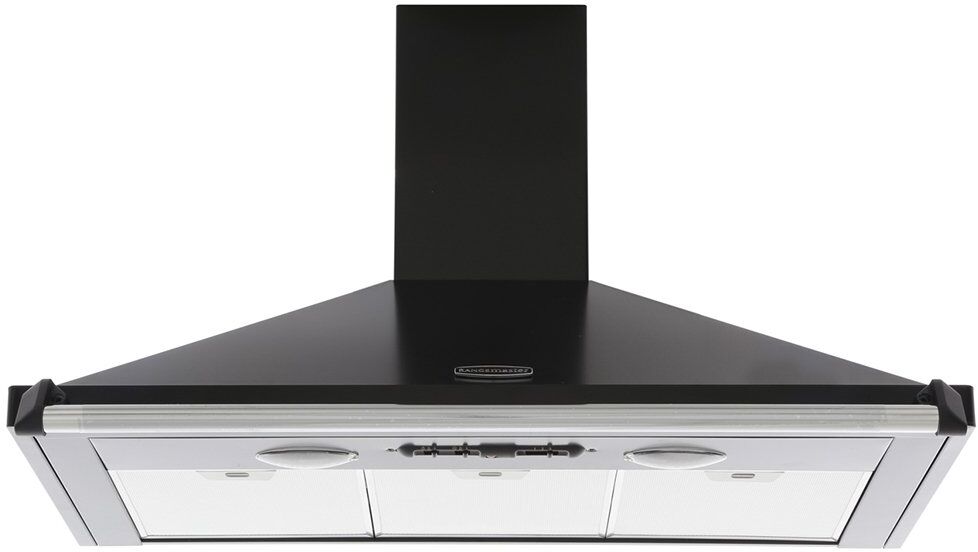 Rangemaster CLAHDC90BC Classic Black 90cm Chimney Hood