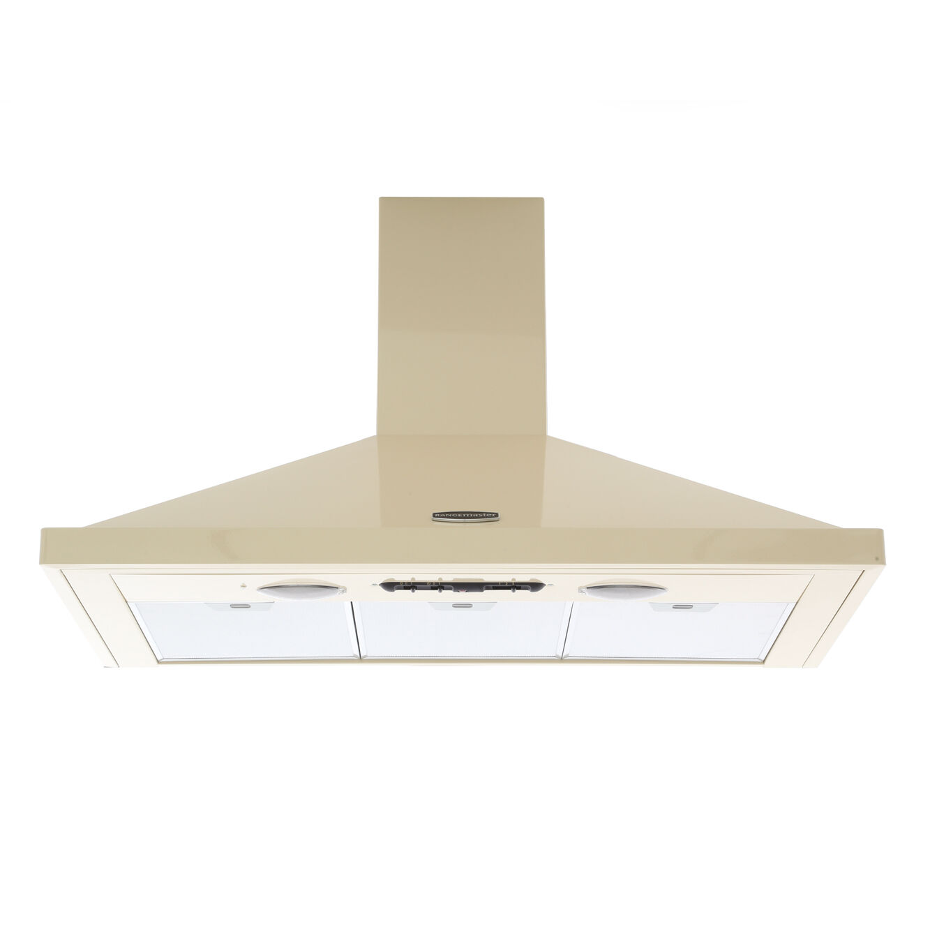 Rangemaster LEIHDC90CR/C Cream with Chrome Trim 90cm Chimney Hood