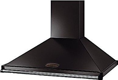 Rangemaster CLAHDC100BC Classic Black 100cm Chimney Hood