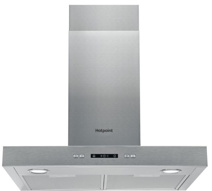 Hotpoint PHBS6.7FLLIX 60cm Chimney Hood - Stainless Steel