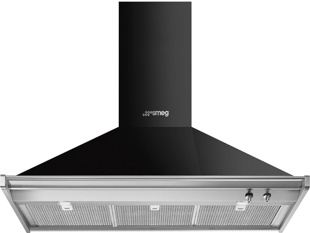 Smeg Opera KD100HNE Black 100cm Chimney Hood