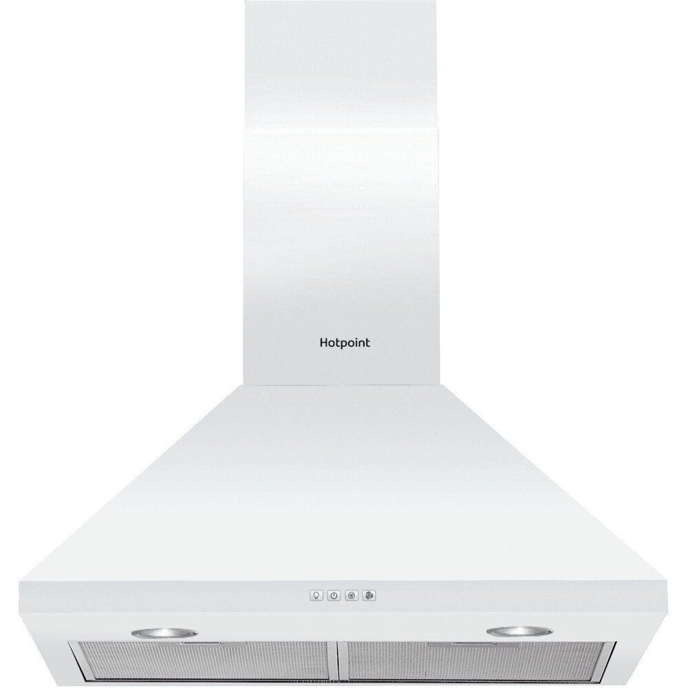 Hotpoint PHPC6.5FLMX 60cm Chimney Hood - White