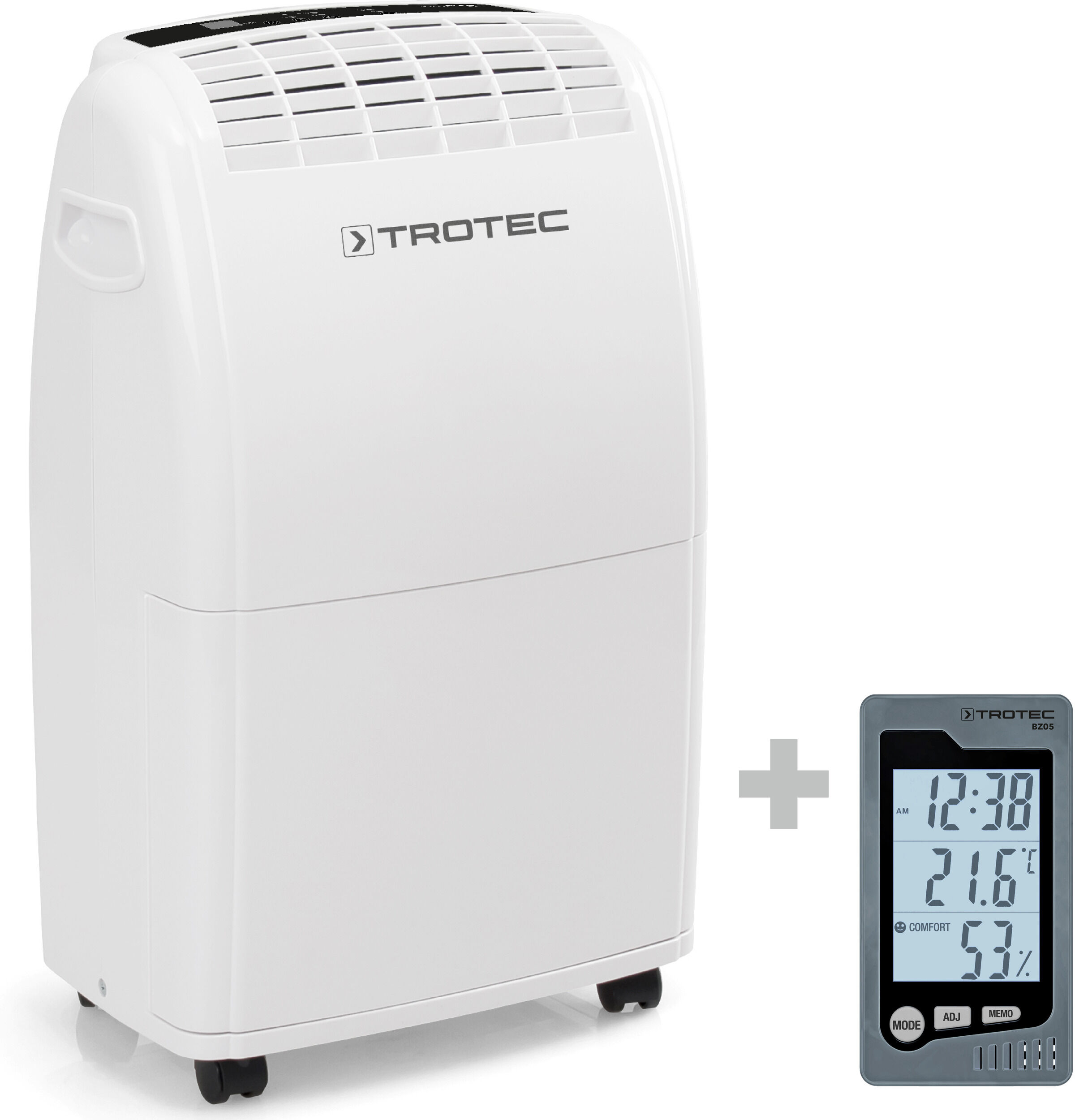 Trotec Déshumidificateur TTK 75 E + Thermo-hygromètre de table BZ05