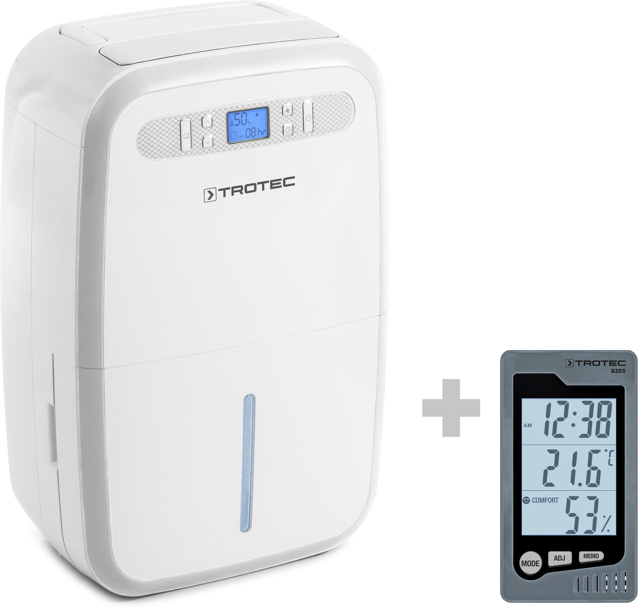 Trotec Déshumidificateur TTK 95 E + Thermo-hygromètre de table BZ05