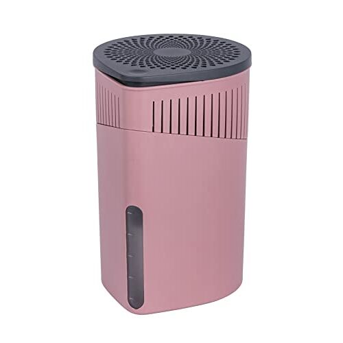 WENKO Luchtontvochtiger Drop Pink 1000 g luchtontvochtiger inhoud: 1,6 l, kunststof (ABS), 15 x 23 x 15 cm, roze