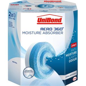 Unibond Aero 360 Passive Dehumidifier Refills Pack of 2