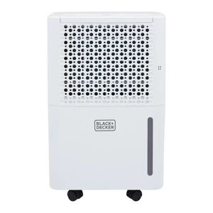 Black and Decker BLACK+DECKER 12L Smart Dehumidifier and Ionizer, 4 Modes, 2.1L Water Tank, White 40.55 H x 27.0 W x 20.5 D cm