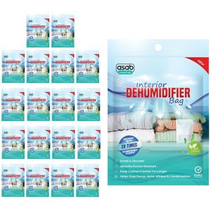 Asab - 18 x Standing Interior Dehumidifier Bag 500ml - 18