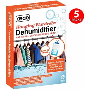 Asab - 5x Hanging Wardrobe Dehumidifier