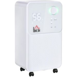 HOMCOM 12L per Day 2L Portable Quiet Dehumidifier for Home