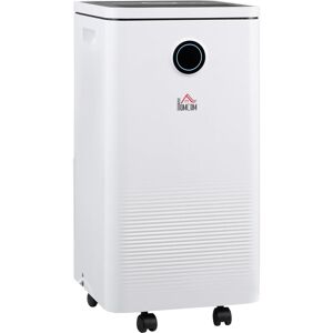 HOMCOM 10L per Day 2.5L Portable Dehumidifier with WiFi Smart App Control