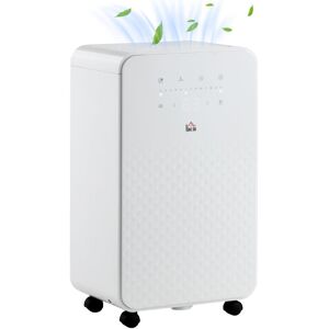 HOMCOM 10L per Day 2L Dehumidifier and Air Filter 24H Timer for Home