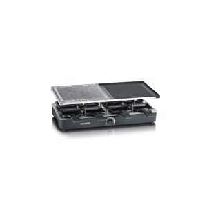 Severin Raclette »RG2376 8 Perso«, 8 St. Raclettepfännchen, 1300 W schwarz