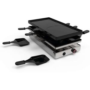 KOENIG Raclette »Raclette Grill«, 1800 W schwarz/silberfarben Größe