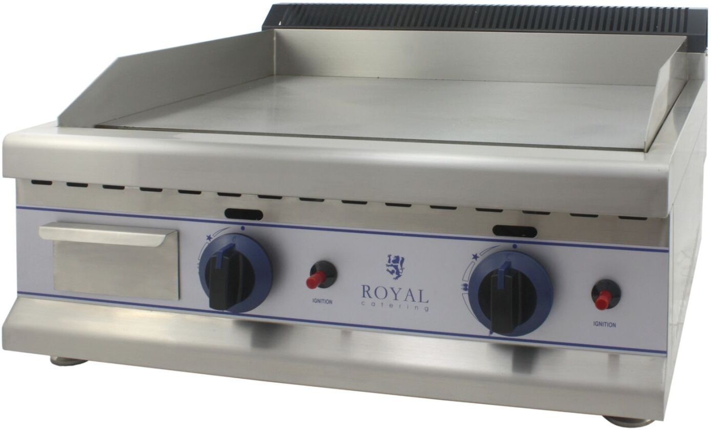 Royal Catering Gas-Doppelgrill - 65 cm - Propan/Butan - 30 mbar