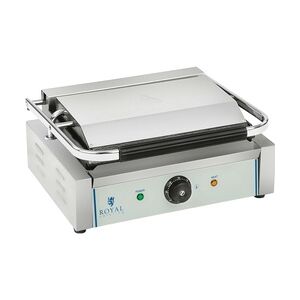 Royal Catering Kontaktgrill - geriffelt - 2.200 W