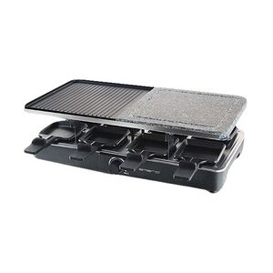 Emerio Raclette RG-110035 8 Pfännchen, Naturstein und Grillplatte