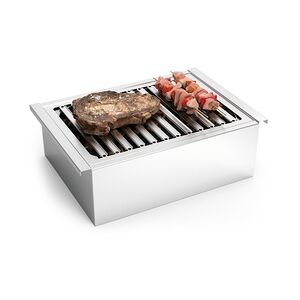 MOBINOX-Edelstahldesktop -Grill 408x284x133 mm.