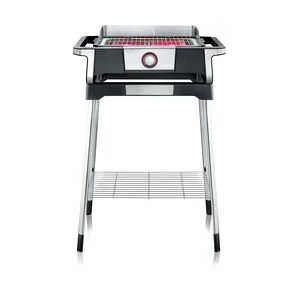 Severin PG 8117 - SENOA BOOST S Grill - 3000W Schwarz / Silber