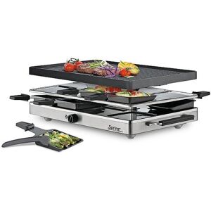 Spring Raclette8 Classic Alu-Grillplatte Schwarz   32 6731 00 01