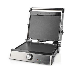 Nedis KAGR151FSR Kontakt Grill 2000 W Justerbar temperaturkontrol, 29 x 23 cm