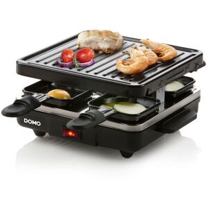 DOMO-ELEKTRO DOMO Raclette Grill 4 personnes, 600W DO9147G