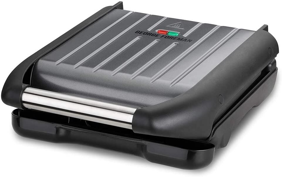 George Foreman 25041 Medium 5 Portion Grey Steel Grill