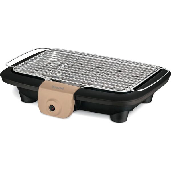 tefal bg0c814 barbecue elettrico da giardino da tavolo portatile bbq da esterno con termostato potenza 2300 watt - bg0c814