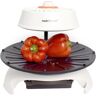 Grill elektryczny Nutrifresh z płytą grillową, w stylu koreańskim, 1500 W, biały