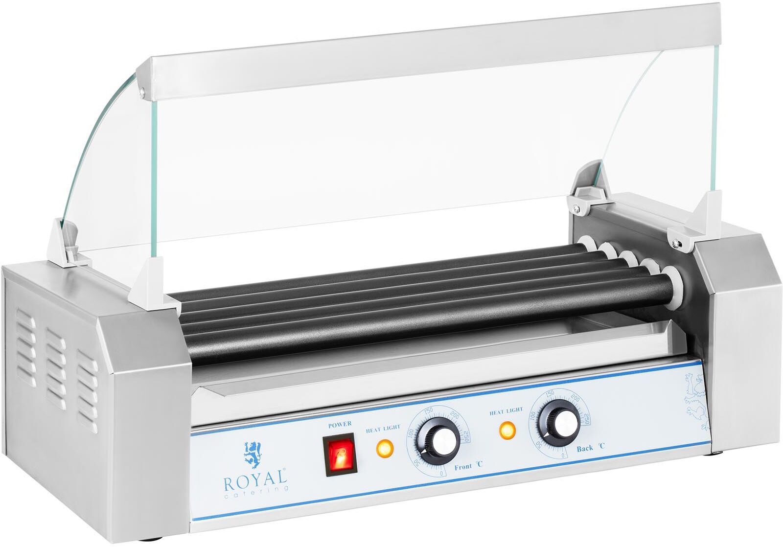 Royal Catering Grill rolkowy - 5 rolek - teflon RCHG-5T