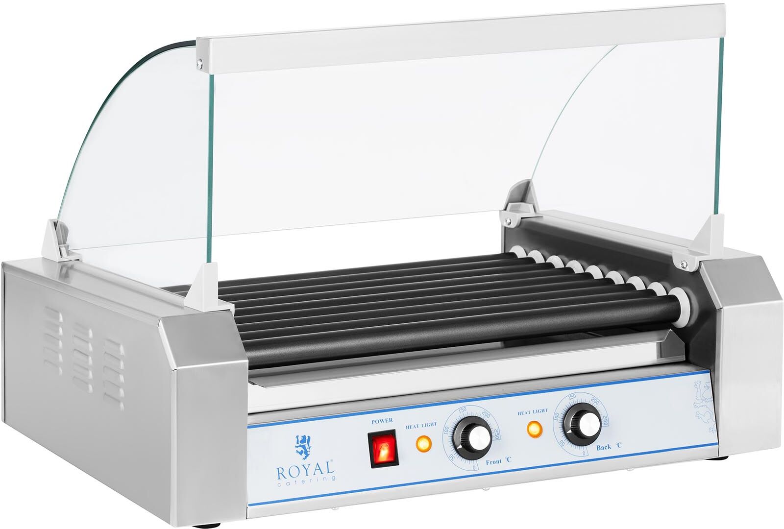 Royal Catering Grill rolkowy - 9 rolek - teflon RCHG-9T