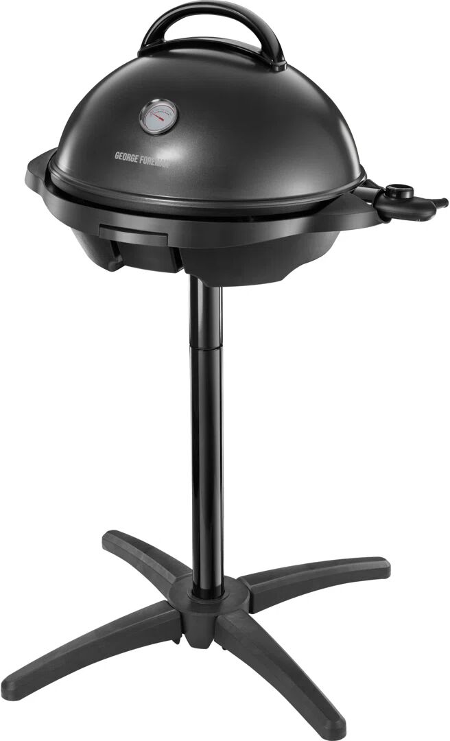 George Foreman Indoor Outdoor BBQ Grill gray 97.5 H x 72.2 W x 72.2 D cm