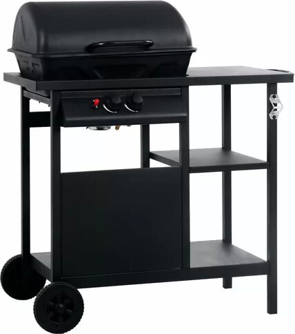 Symple Stuff 92cm Theriot 2-Burner Liquid Propane Barbecue Grill Symple Stuff  - Size: One Size