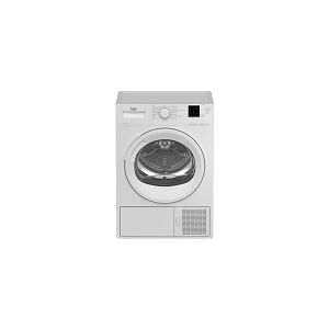 Beko DHC7512GX - Tørremaskine - bredde: 59.7 cm - dybde: 59.9 cm - højde: 84.6 cm - frontbetjening - hvid