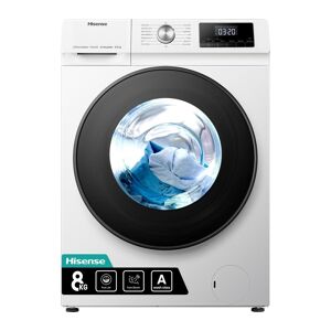 HISENSE WDQA8014EVJM 8 kg Washer Dryer - White, White