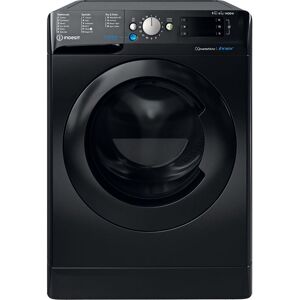 INDESIT BDE 86436X B UK N 8 kg Washer Dryer - Black, Black