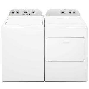 Whirlpool 3LWTW4815FW 3LWED4815FW 15kg American Washing Machine And Dryer Pack - WHITE