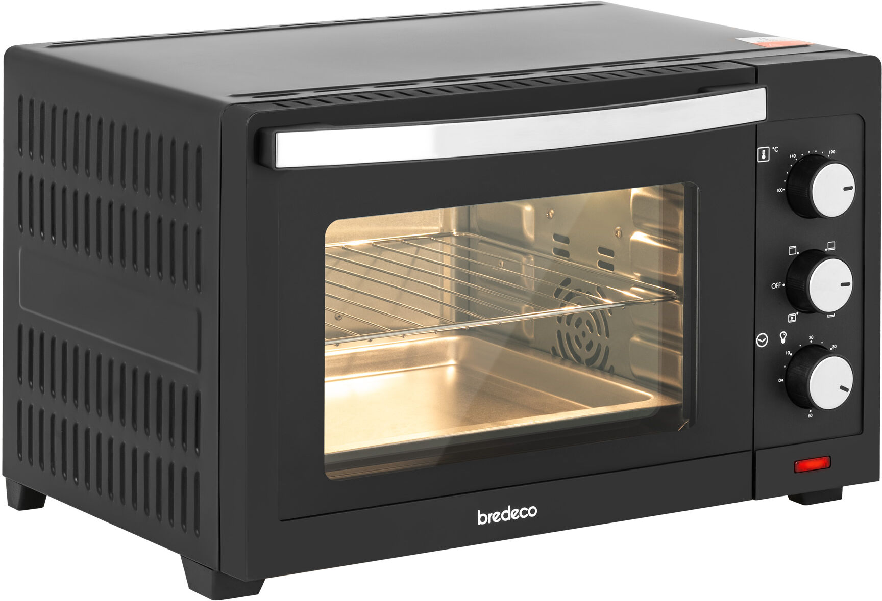 bredeco Fornetto elettrico - 1.600 W - 30 L - 5 programmi BCMO-30L