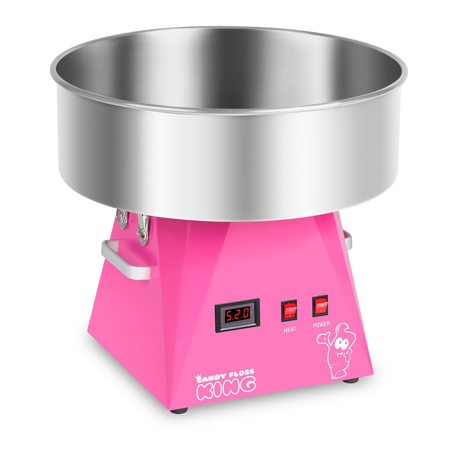 Royal Catering Machine à barbe à papa - 52 cm - rose RCZK-1030-W-R