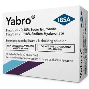 YABRO Soluzione per Aerosol 0,18% 10 Fiale da 5 ml