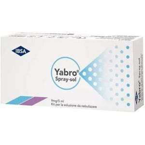 YABRO Spray-Sol 10 Fiale + Kit per la Soluzione da Nebulizzare