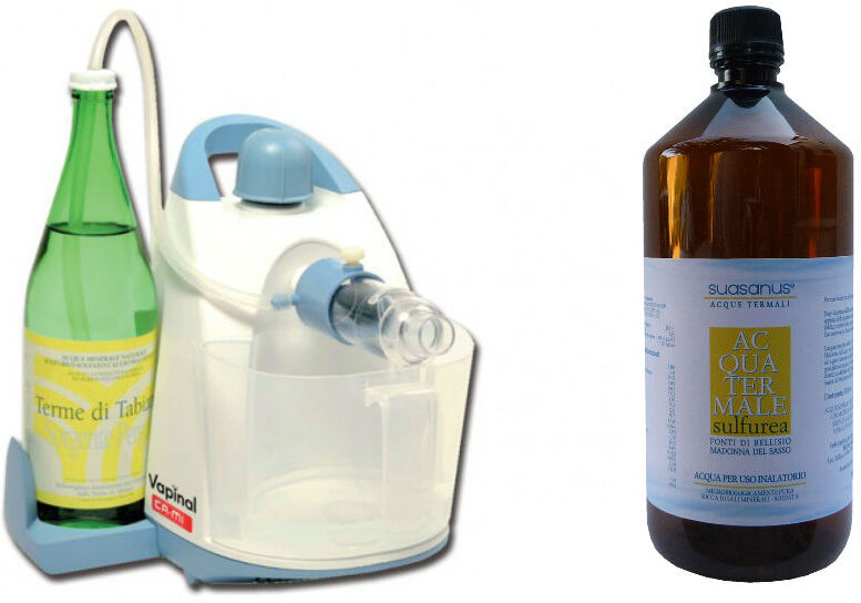 CA-MI Kit Inalatore Termale Vapinal e Acqua Termale Suasanus