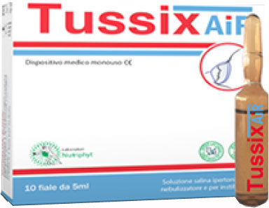 LABORATORI NUTRIPHYT SRL Tussix Air Integratore Alimentare 10 Fiale