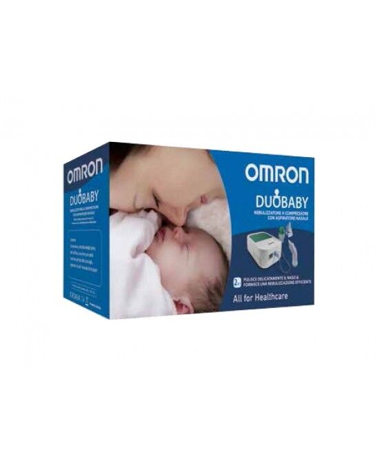 Corman spa Omron Nebulizzatore Duo Baby Sistema Aerosol + Aspiratore Nasale